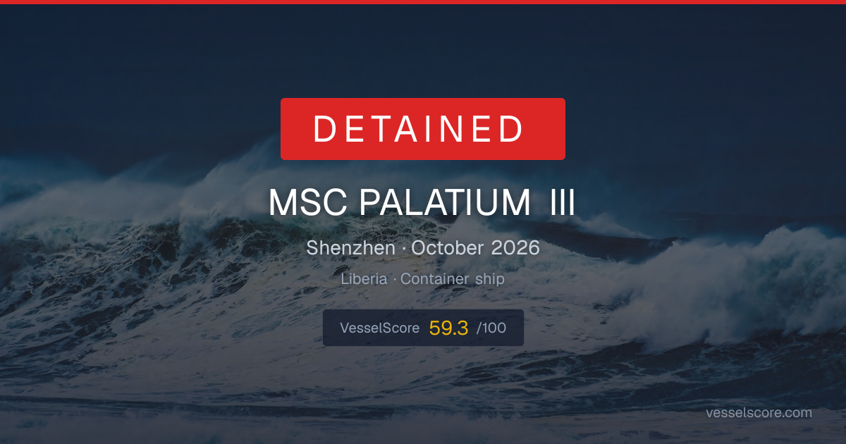 MSC PALATIUM III